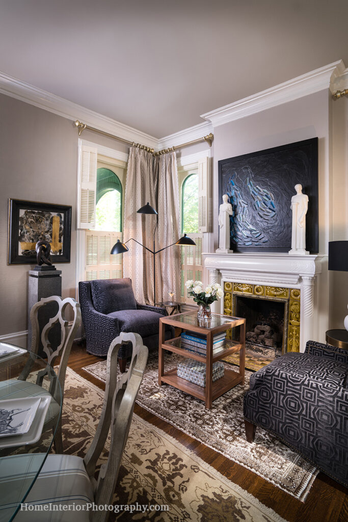 Warm Modern Living Room - Nathan Taylor - design interior photography